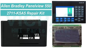 How to Repair 2711-K5A5 Panelview 550 Terminals Keypad LCD Case?