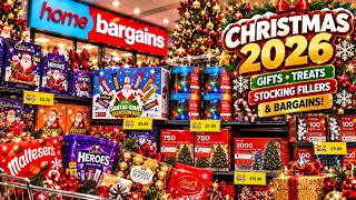 HOME BARGAINS CHRISTMAS DECORATIONS & TREATS 2026 🎄 | Gifts, Lights & So Many Festive Finds!