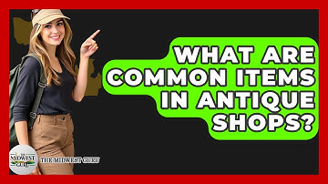 What Are Common Items In Antique Shops? - The Midwest Guru