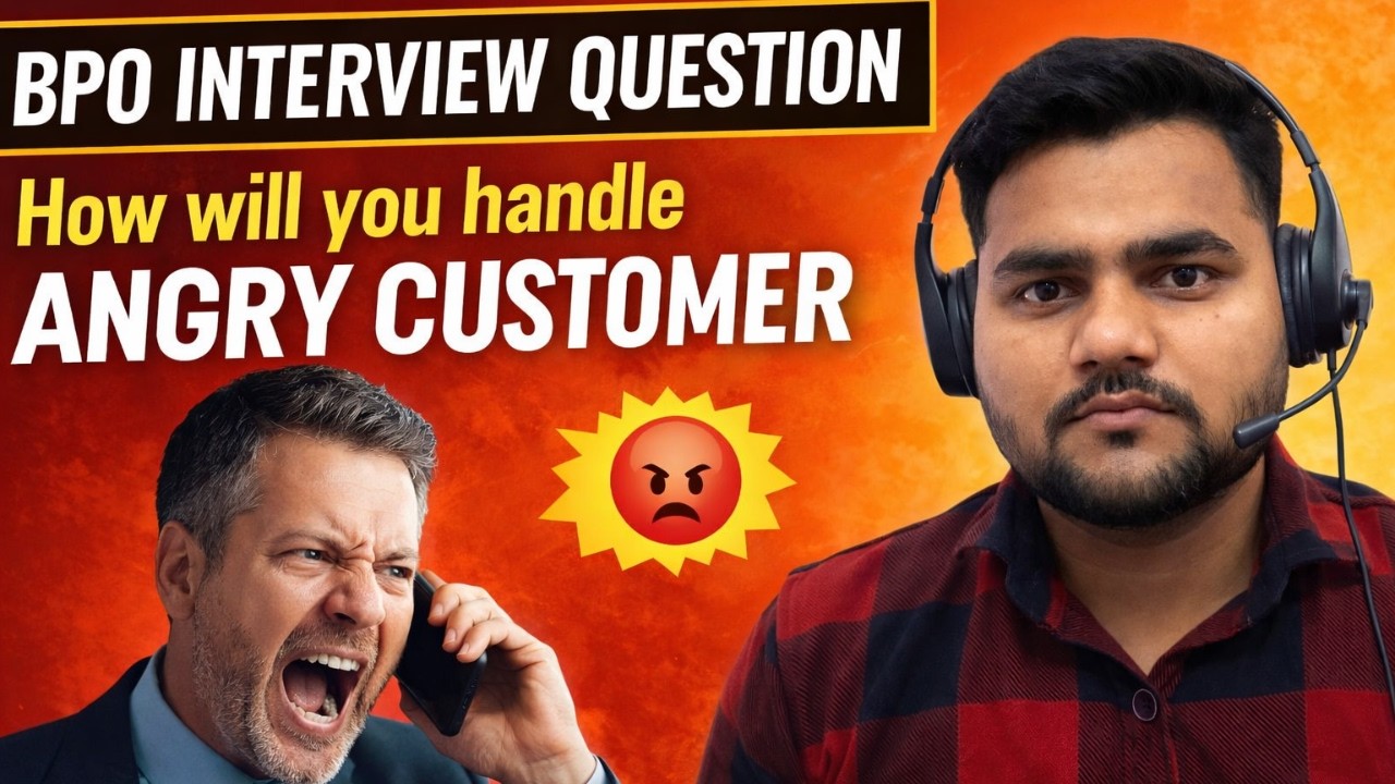 How Will You Handle Angry Customer | How To Handle Frustrated Customer | BPO Angry Customer (video lesson)