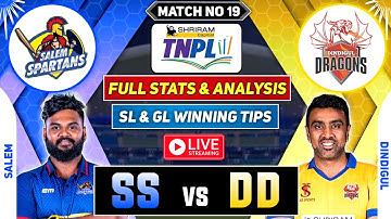 🔴 TNPL Live Match Today | SS vs DD Dream11 Prediction | SS vs DD Today Match Prediction Dream11 Team