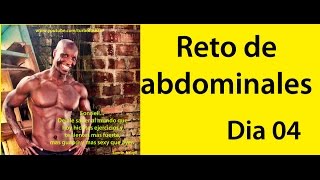 ABDOMINALES EN 30 DIAS ( RETO DIA 04)