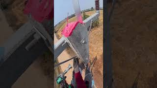 High Voltage Pole Hardware Installation 🚧 USA Linemen 😨