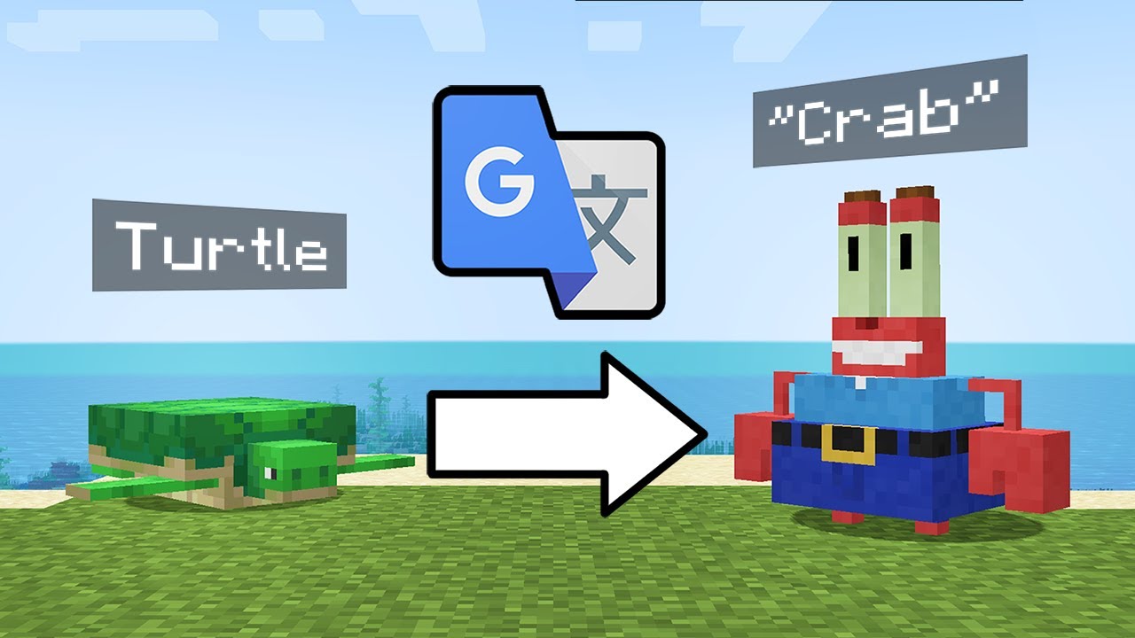 I translated everything in Minecraft through every language in google  translate! : r/Minecraft