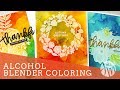 Alcohol Blend Coloring