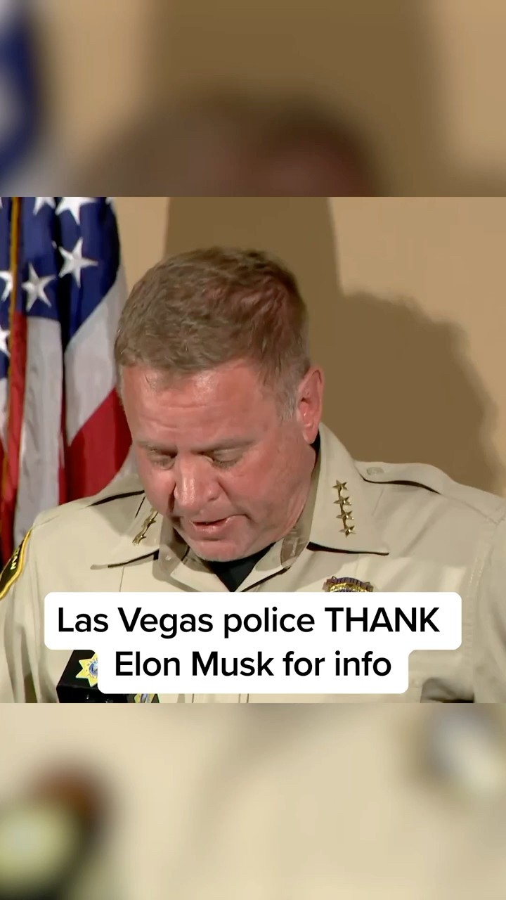 Las Vegas police THANK Elon Musk for info