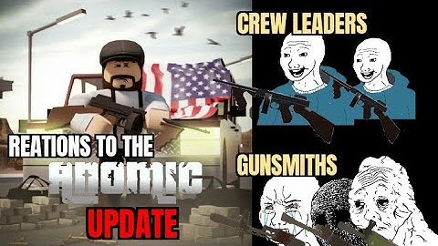 Reactions of different players to the new update in Anomic I Roblox-Anomic I Anomic Workshop