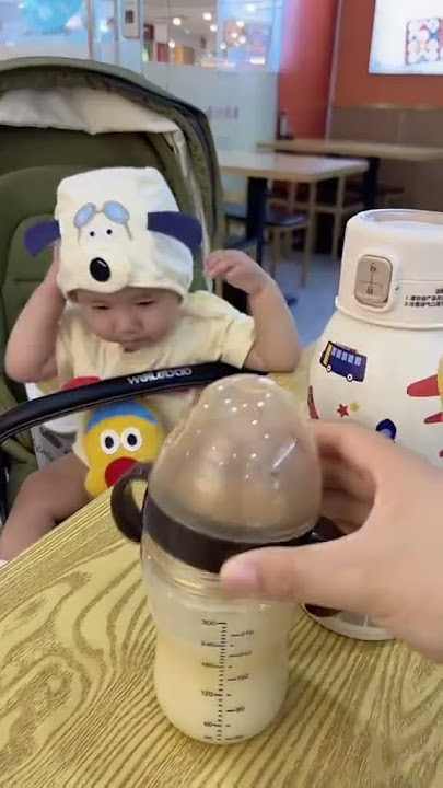 Look at a hungry Dudu~#babydrinkingmilk#humancubdaily#Big-eyed cute baby#cubGrowthMemory