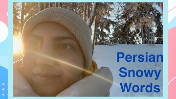 A few Persian snowy words #persian #learnpersian #farsi #learnfarsi