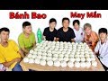 LamTV - Thử Thách Ăn 100 Cái Bánh Bao Có Tiền Bên Trong | Ai Là Người May Mắn