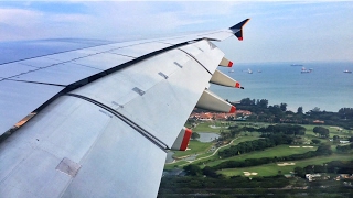 Singapore Airlines A380 MAGNIFICENT LANDING in Singapore Changi Aiport