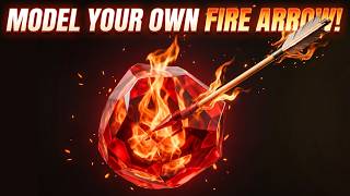 I Modeled my Own Fire Arrow from Ocarina of Time