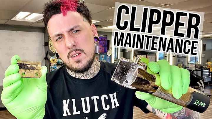 BARBER CLIPPER MAINTENANCE ✅ How to properly clean and maintain your clippers!