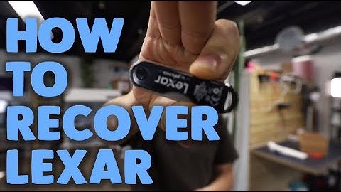 how to recover data from a bent Lexar flash drive