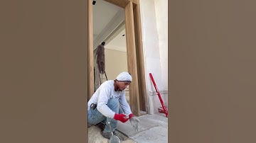 How to install porcelain flooring. #construction  #skills  #constructionlife #tiler #porcelain