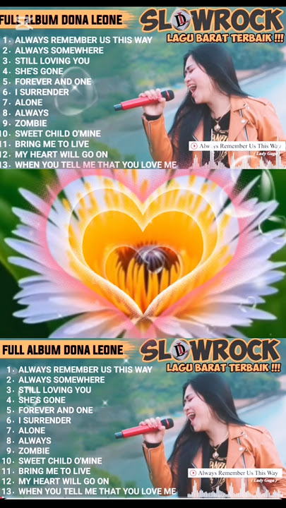 FULL ALBUM SLOW ROCK DONA LEONE LAGU BARAT I Woww Viral Suara Menggelegar Lady Rocker Indonesia