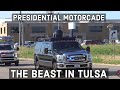 President Trump's Police/Secret Service led Motorcade Tulsa Oklahoma 06-20- 2020 in Glorious 4K!!!