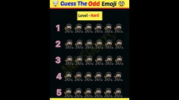 Memory Test 🤯 || Find The Odd Emoji Out || Emoji Puzzle Quiz |  By Annn shorts | #shorts #shortvideo