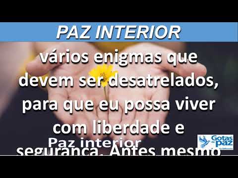 PAZ INTERIOR(ÁUDIO) - GOTASDEPAZ - MENSAGENS EDIFICANTES
