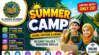 Summer Camp | This Summer = Fun + Learning + Creativity! | Productive & Interesting Summer Camp