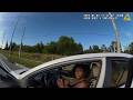 83 mph in a 45 Zone - Driver Threatens Police, DUI Arrest Follows #bodycam