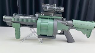 Unboxing Oversized M32 Grenade Launcher Toy Gun screenshot 4