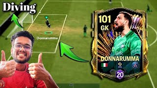 98 RATED TOTS DONNARUMMA'S REVIEW ||FC MOBILE GAMEPLAY || 2024 UPDATE