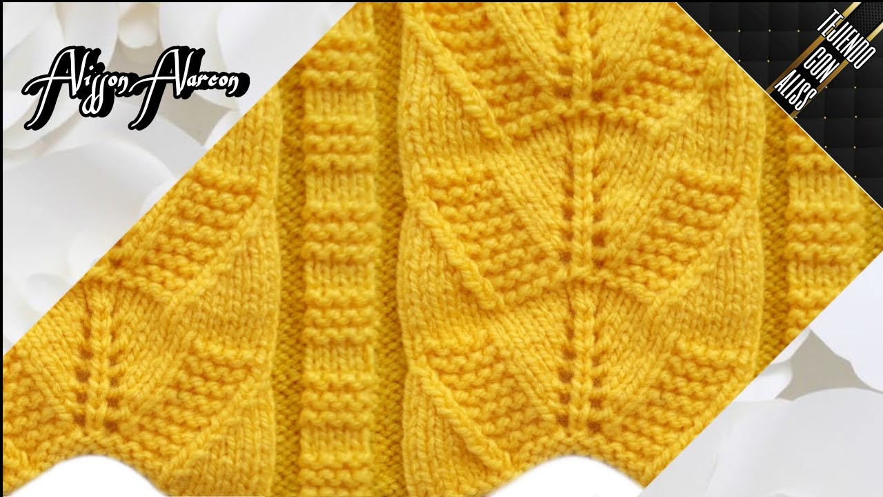 #605 - TEJIDO A DOS AGUJAS / knitting patterns / Alisson . A