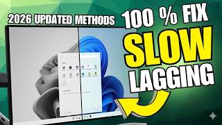 Windows 11 Slow & Lag? 😱 Make Your PC Super Fast ⚡ 5 Easy Fixes (2026)