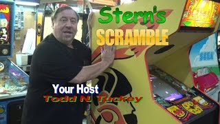 #813 Stern SCRAMBLE Arcade Video Game Classic near MINT! TNT Amusements screenshot 2