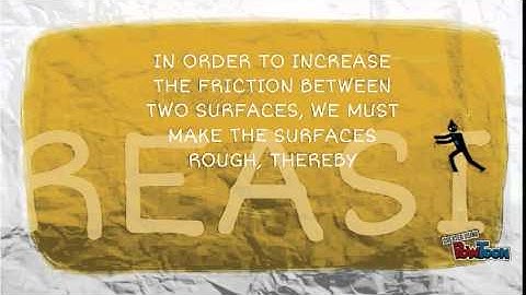 how to increase Friction