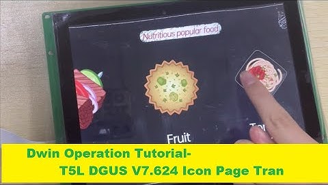 Dwin T5L DGUS V7.624 Icon Page Tran