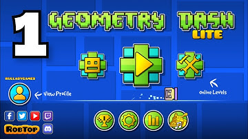Geometry Dash Lite - Gameplay Walkthrough Part 1 - First Try