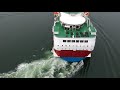 M/S Amorella arriving Mariehamn | Drone