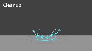 Water Splash Animation Process