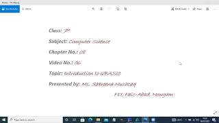 7_Computer Science_U3_Ch8_V8_[LET statement]_FEI