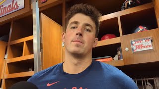 'Moving in the right direction' in gaining velocity, Cardinals' Michael McGreevy says