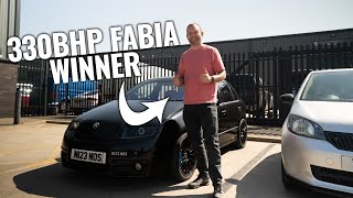 WINNER!! Trevor Picks Up His New 330BHP FABIA VRS!! 😈