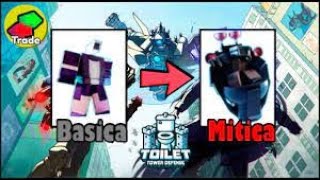 De basico a mitico en toilet tower defense / Roblox final epico