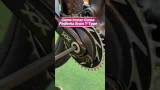 _ Como Instalar a coroa do Sram T-Type _ #mtb #sram #ciclismo