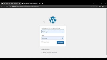 Tugas UAS Mata Kuliah Pemrograman Web Berbasis CMS | Aisyah Ayu Lestari