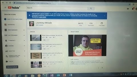 How to open  Youtube Creator Studio in  chrome browser in PC / mobile phone 📱 (Hindi)