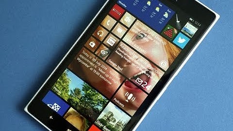 Windows 10 build 10080 for Phones Hands-On