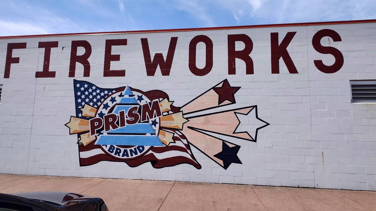 Prism Fireworks Store A Visit Right Before July 4th in Ohio USA
