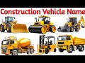 10 Construction Vehicles for Kids 🚜 | Learn Construction Machines with Pictures & Sounds