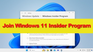 How to Join the Windows 11 Insider Program to Enjoy the Latest Features? #windows11#tutorials