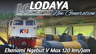 Kereta Ekonomi Elit dan Ngebut... | Enjoy Trip naik Kereta Api Lodaya New Generation