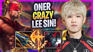 ONER CRAZY GAME WITH LEE SIN! - T1 Oner Plays Lee Sin JUNGLE vs Viego! | Season 2024