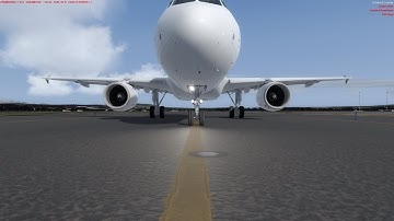 Prepar3D v4.5 HF3 FSLabs A320-X LEPA ILS 06L FINAL APPROACH