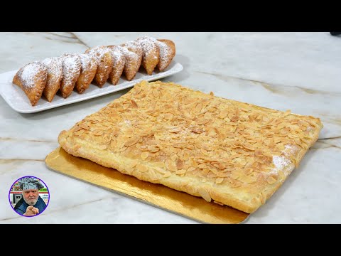 Increíble tarta de hojaldre con relleno de almendras